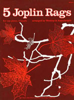 Five Joplin Rags piano sheet music cover